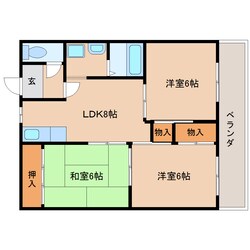 高田市駅 徒歩12分 1階の物件間取画像